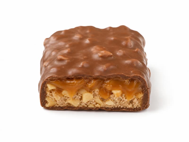 Baton (np. Snickers) – białko 8.6g, kalorie 488 kcal, węglowodany i tłuszcz na 100g | zdrowe odżywianie